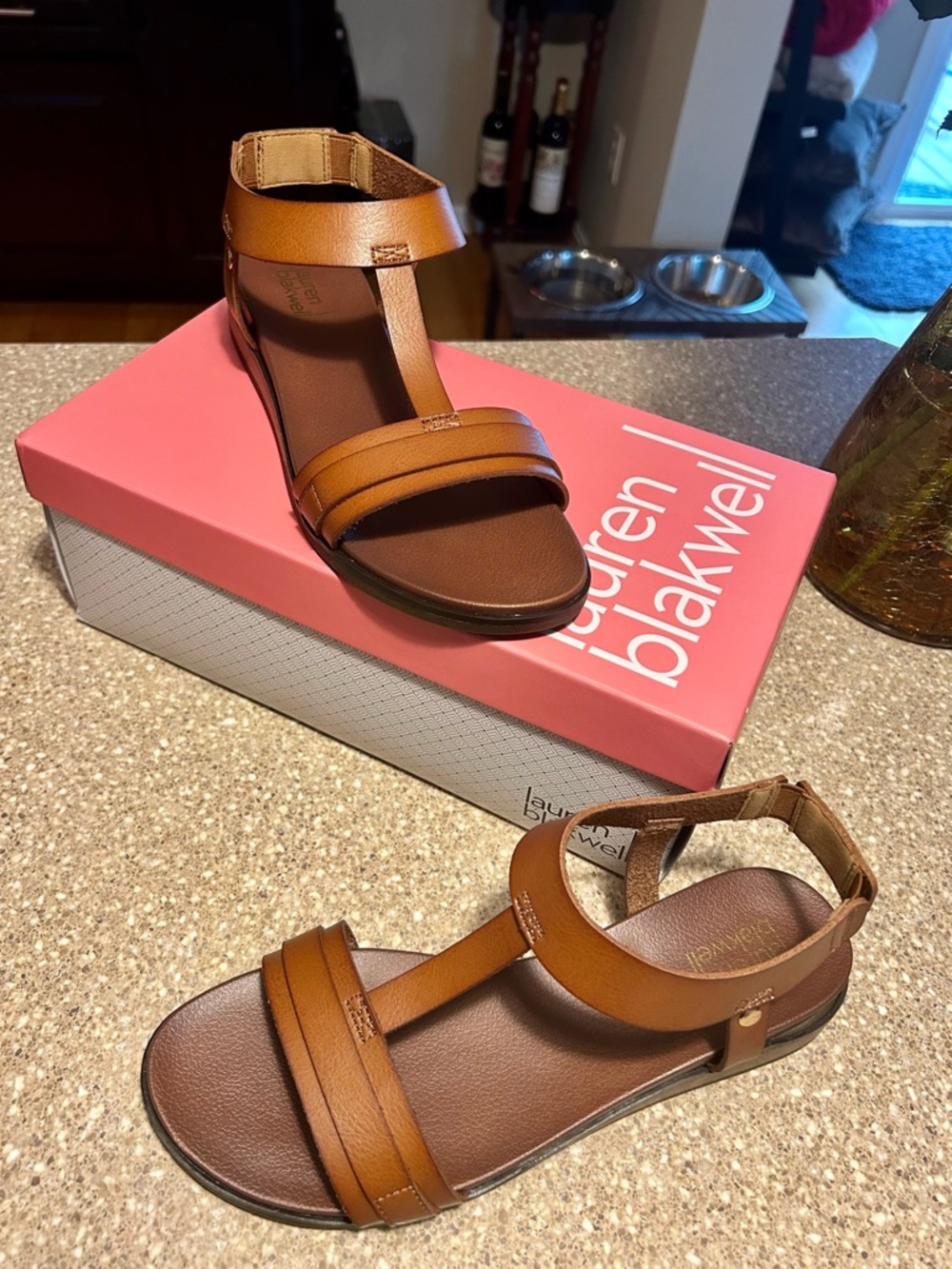 Lauren Blakwell - Olivia - Women's Casual Comfort Slip-On Flat Slide Sandal